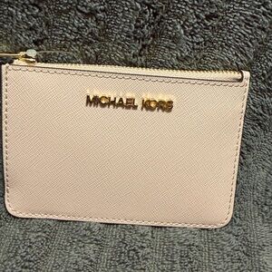 Michael Kors Blush Pink Zip Wallet